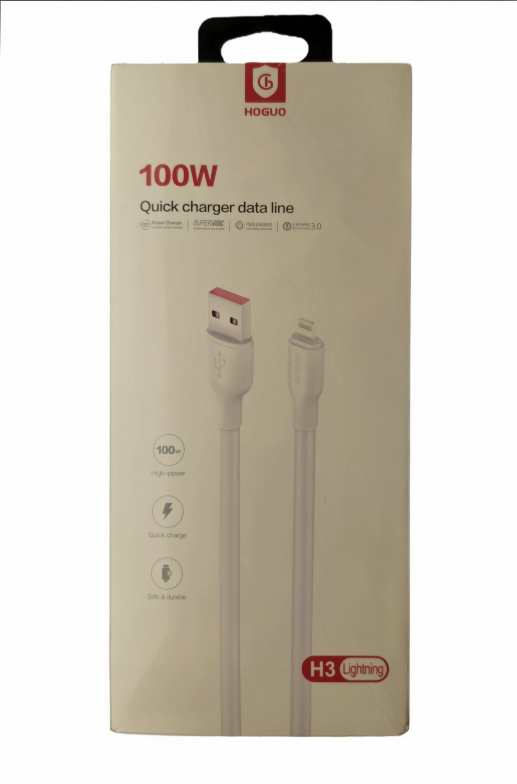 کابل 100W hoguo H3 Lightning